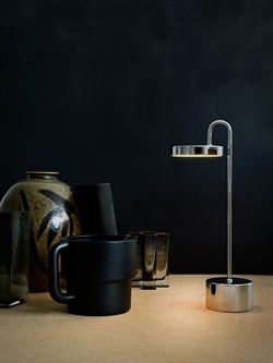 MooveLIGHT lampa akumulatorowa / lampa stołowa, chrom