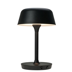Valencia lampa bateryjna / lampa stołowa, czarna