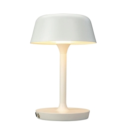 Valencia lampa akumulatorowa / lampa stołowa, biała