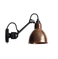 Lampe Gras No 304SW kinkiet, czarny/surowa miedź