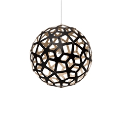 Coral 800 lampa wisząca, bambus/czarny
