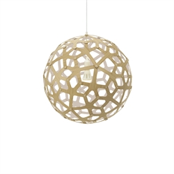 Coral 800 lampa wisząca, bambus/biały