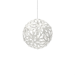 Lampa wisząca Floral 400, biała
