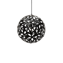 Lampa wisząca Floral 600, czarna
