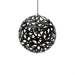 Floral 800 lampa wisząca, czarna