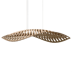 Navicula large lampa wisząca, bambus