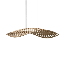 Navicula medium lampa wisząca, bambus
