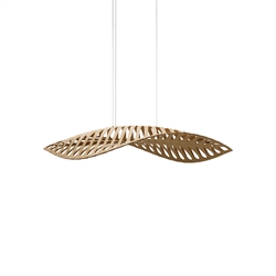 Navicula small lampa wisząca, bambus