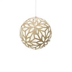 Floral 600 lampa wisząca, bambus/biały