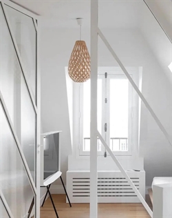 Koura 500 lampa wisząca, bambus