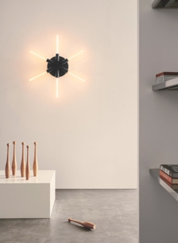 Liberty Star kinkiet, czarny