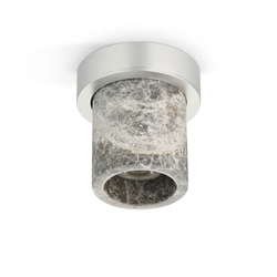 Miss Marble spot, grey/szczotkowane srebro