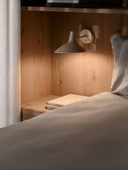 Kinkiet Darci Short, piaskowy