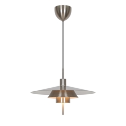 Lampa wisząca Latika, chrom szczotkowany