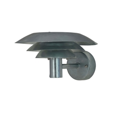 DL25 zewnętrzna lampa ścienna, stal ocynkowana