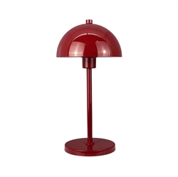 Borås lampka bateryjna / lampka stołowa, ciemnoczerwona