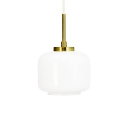 Arp D15 lampa wisząca, opal/mosiądz