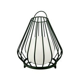 Evesham latarnia zewnętrzna / lampa na baterie medium, zielona