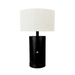 Mellow LED lampa bateryjna / lampa stołowa, czarna