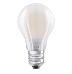 Osram LED-pære 2,5W E27 827, matowa