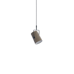 Fork lampa wisząca Small antracyt/szary