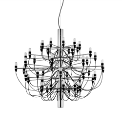 2097/50 żyrandol LED, chrom