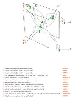 Część zamienna: Shape connector do Flos Ariette 1