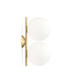 IC Light C/W1 Double kinkiet/plafon, mosiądz