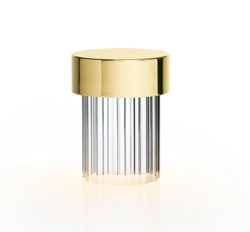 Last Order Lampa Stołowa Żłobiona, mosiądz