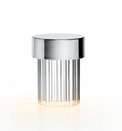 Last Order Lampa Stołowa Żłobiona, stal nierdzewna