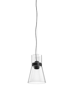 Nocturne S1 Cone lampa wisząca, czarna