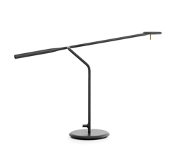 Flow lampa stołowa, Czarna