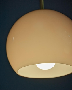 Ball Glass lampa wisząca Ø18, amber