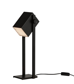 BF Quadro lampa stołowa, matowa czarna