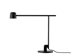 Satellite lampa stołowa, matowa czerń