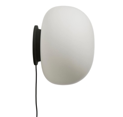 Supernate kinkiet Ø38, opal/czarny