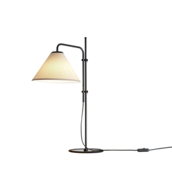 Funiculi S Fabric lampa stołowa, piasek/czarny