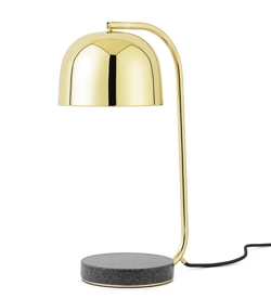 Grant lampa stołowa, Mosiądz