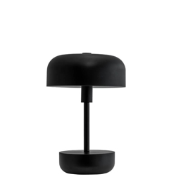 Haipot przenośna lampa stołowa/lampa bateryjna, czarna