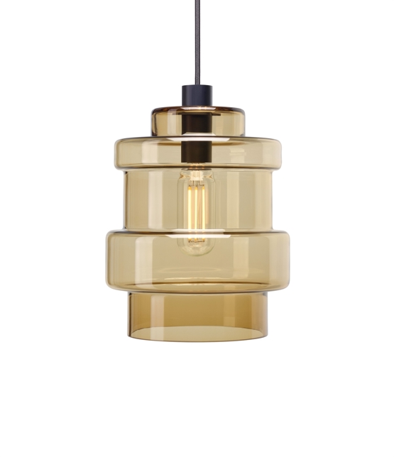 Axle pendel klosz szklany large, new brown