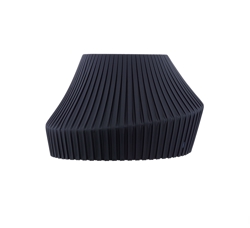 Pleat abażur 75 cm, antracyt