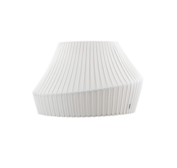 Pleat abażur 75 cm, off white