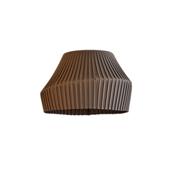 Pleat abażur 75 cm, sand taupe