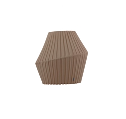 Pleat abażur 50 cm, sand taupe