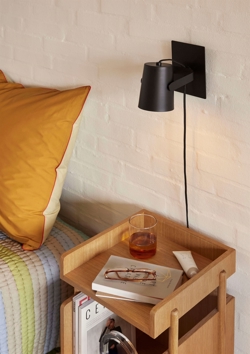 Ardent kinkiet, czarny