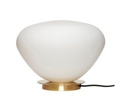 Lampa stołowa Bean, biała