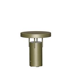 BringMe Portable Mini lampa stołowa / lampa akumulatorowa, metallic ciemnozielony