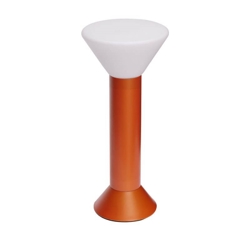 Flash Portable bateria / lampa stołowa, metallic orange