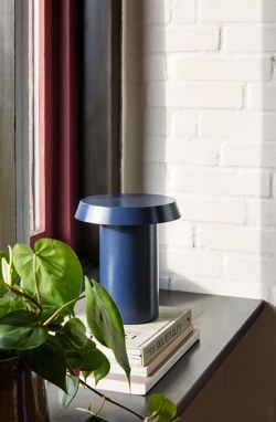 Keen lampa stołowa, ciemnoniebieska