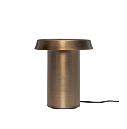 Keen lampa stołowa, brązowany mosiądz